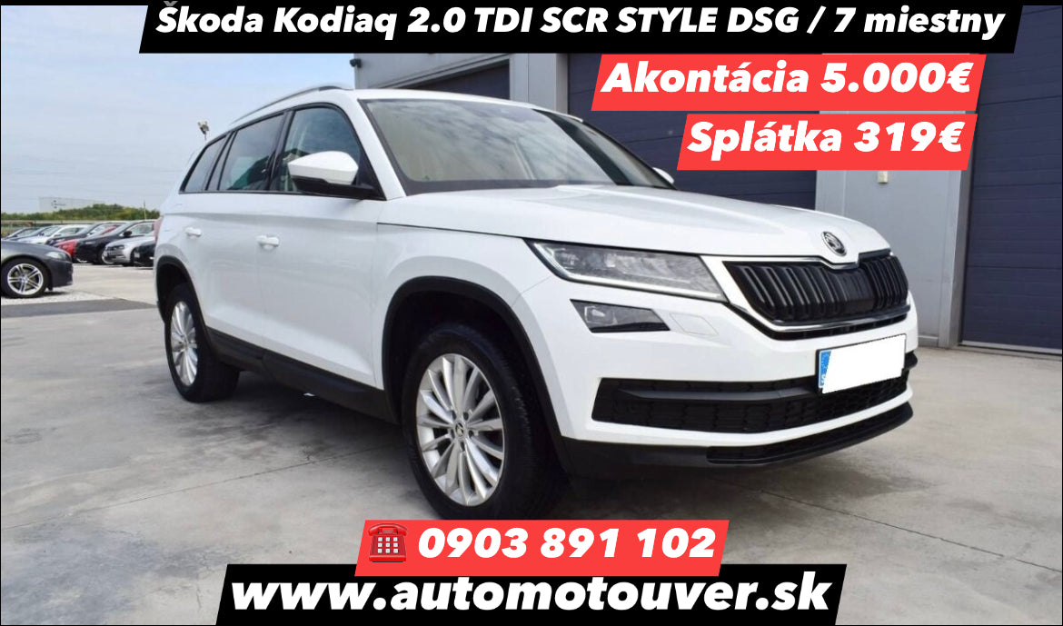 Škoda Kodiaq 2.0 TDI SCR STYLE DSG / 7 miestny