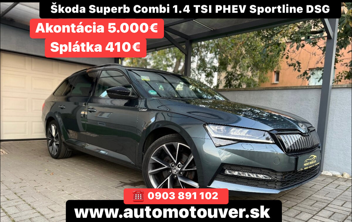 Škoda Superb Combi 1.4 TSI PHEV Sportline DSG