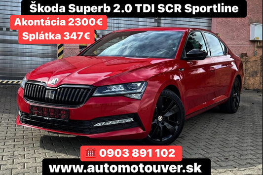 ❤️Škoda Superb 2.0 TDI SCR Sportline