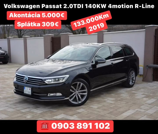 Volkswagen Passat 2.0TDI 140KW 4motion R-Line