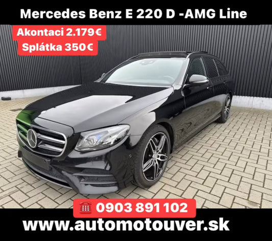 Mercedes Benz E 220 d 2017 AMG Line - možný odpočet DPH