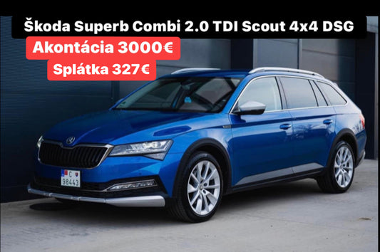 Škoda Superb Combi 2.0 TDI Scout 4x4 DSG