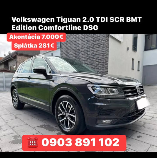 Volkswagen Tiguan 2.0 TDI SCR BMT Edition Comfortline DSG