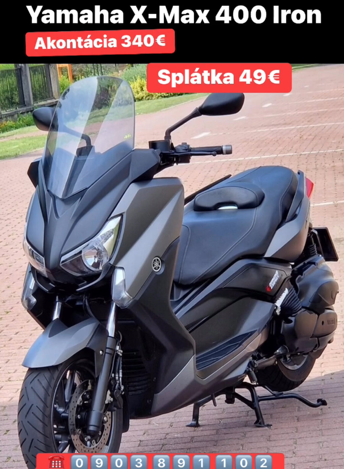 Yamaha X-Max 400 Iron