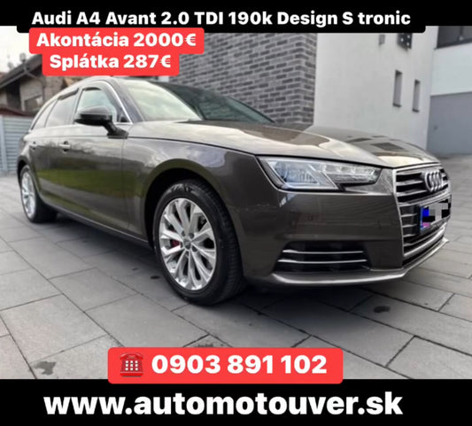 Audi A4 Avant 2.0 TDI 190k Design S tronic