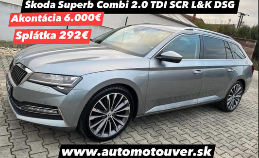 Škoda Superb Combi 2.0 TDI SCR L&K DSG